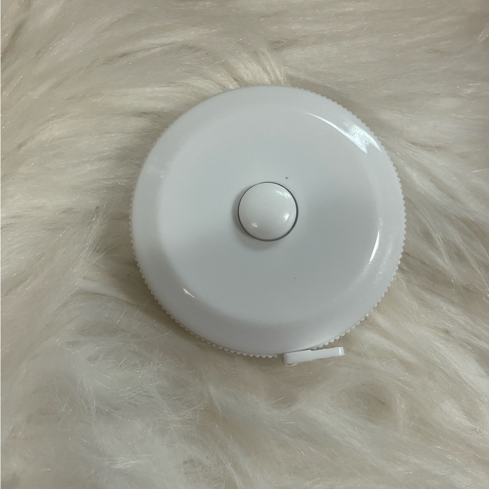 White Retractable Tape Measure